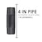 Ace Trading - Nipple STZ Industries 1 in. MIP each X 1 in. D MIP Black Steel 4 in. L Nipple 300UP1X4 - alternate 2